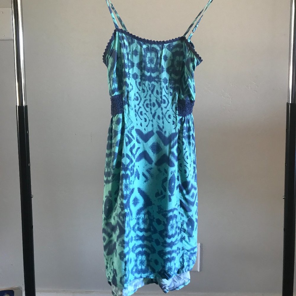 Turquoise and Blue Strappy Sundress